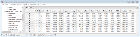 GSAS-II project: NiTi-B.gpx (sequential refinement)