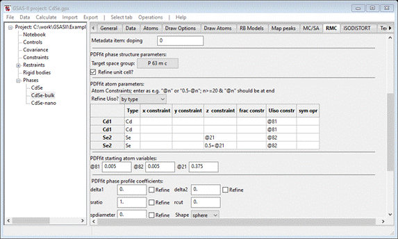 GSAS-II project: CdSe.gpx