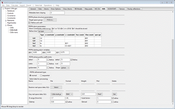 GSAS-II project: CdSe.gpx