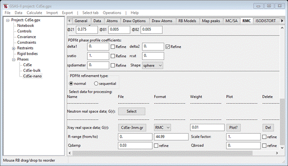 GSAS-II project: CdSe.gpx