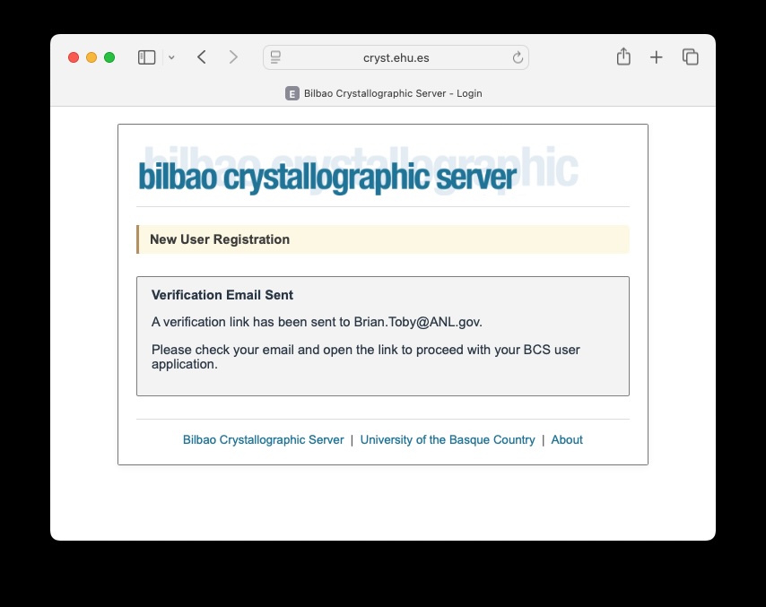 2nd Registration Page