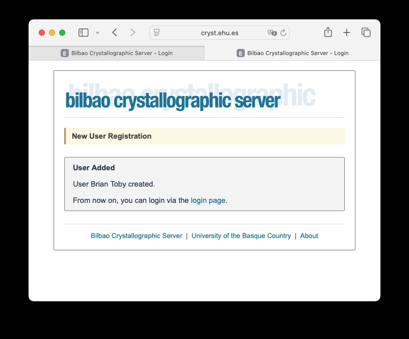 Registration Confirmation